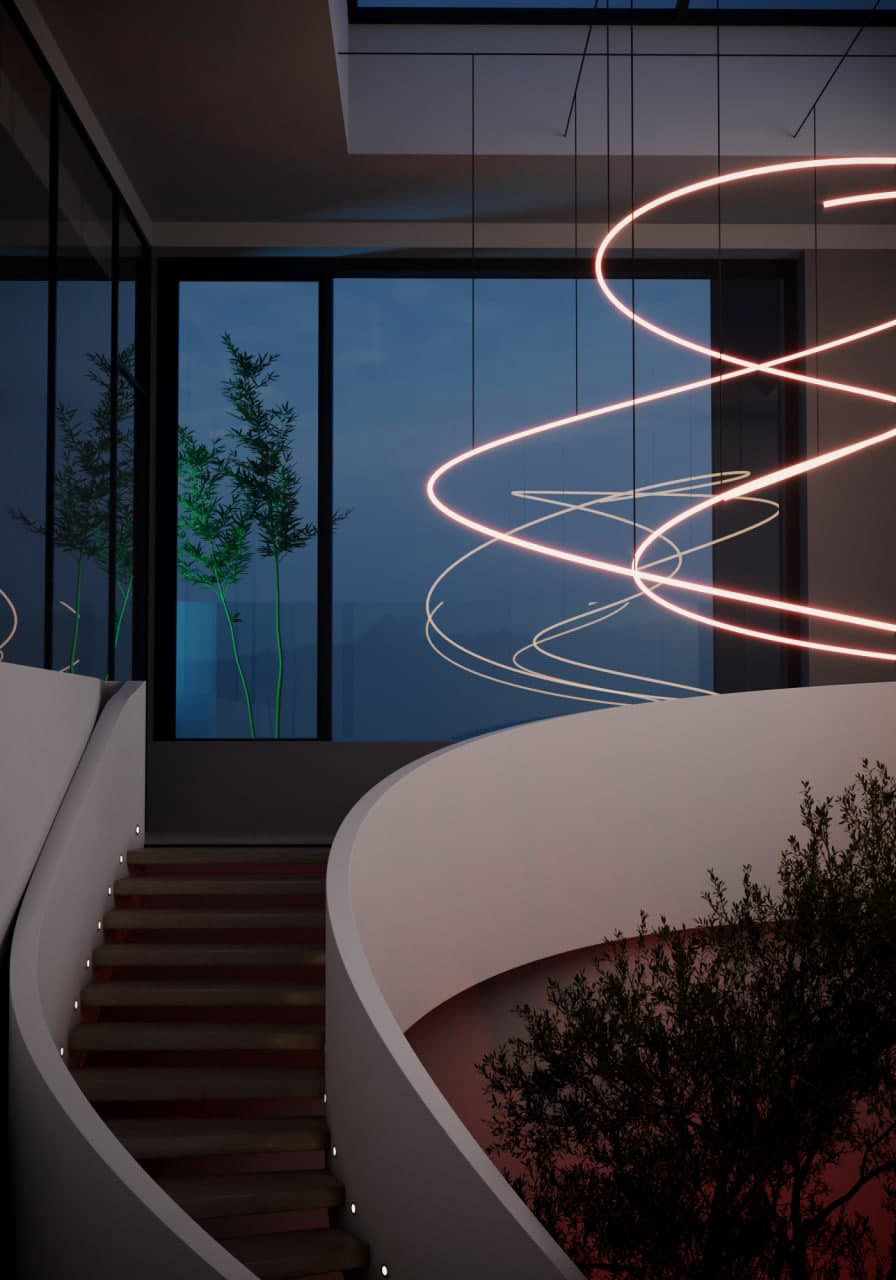 乌克兰 600平超大空间简约设计！                     -12