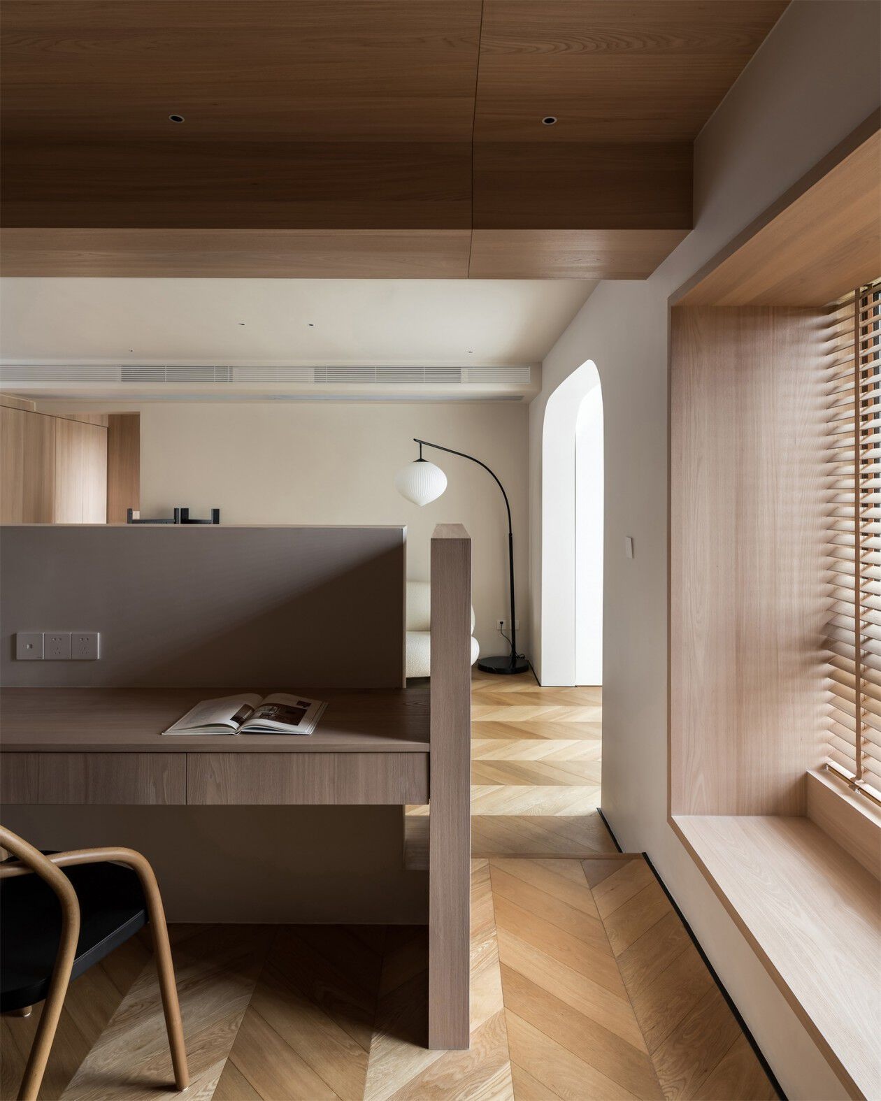 静谧幽居 · 广州天河 120㎡森系住宅设计丨中国广州丨一点设计工作室-33