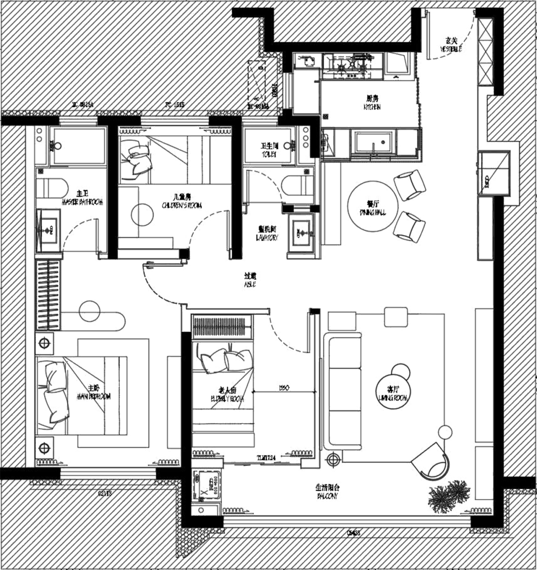 招商揽阅书华样板间丨中国西安丨元禾大千-71
