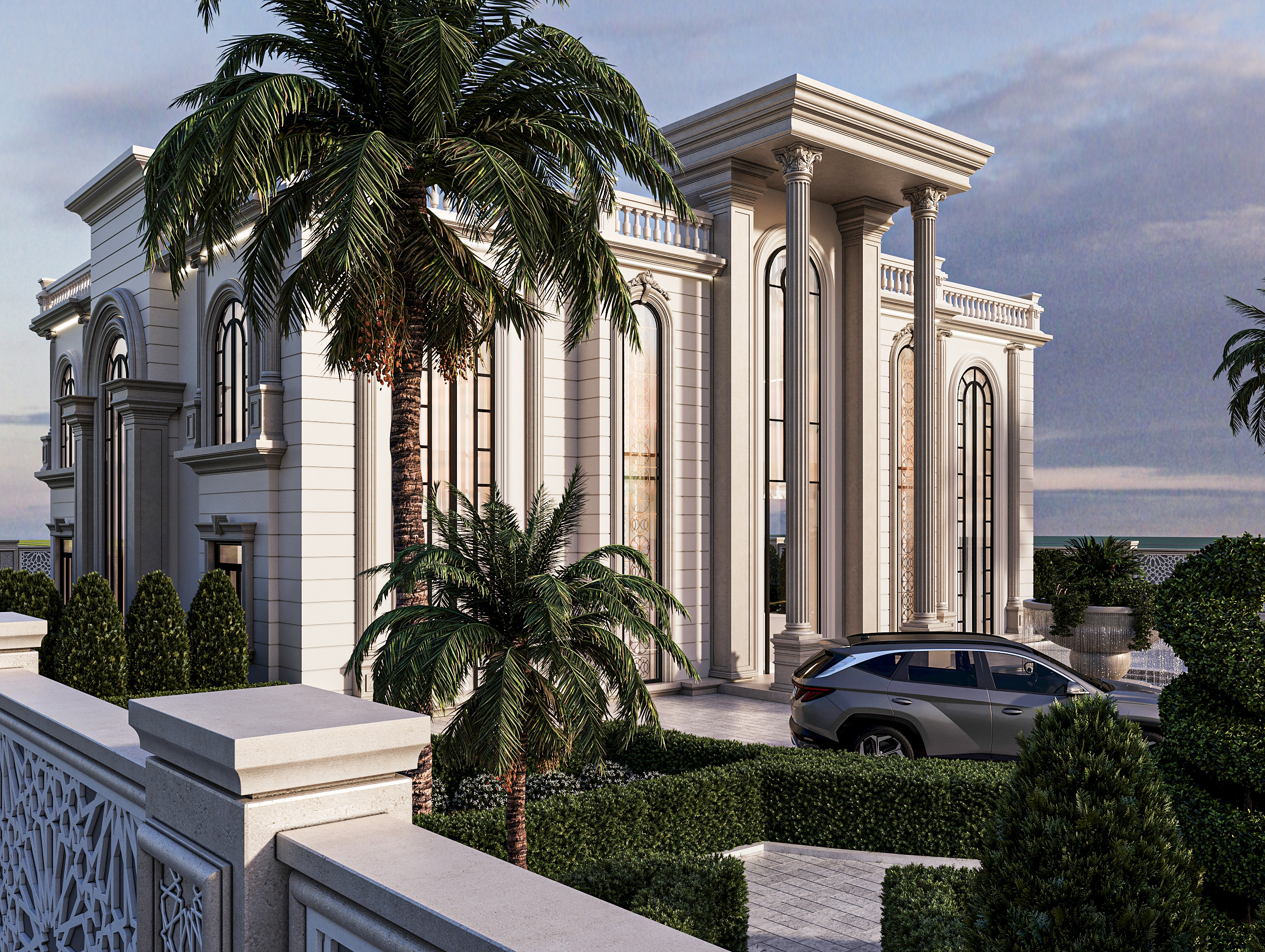 别墅外观及花园设计丨Laith Jayyousi-7