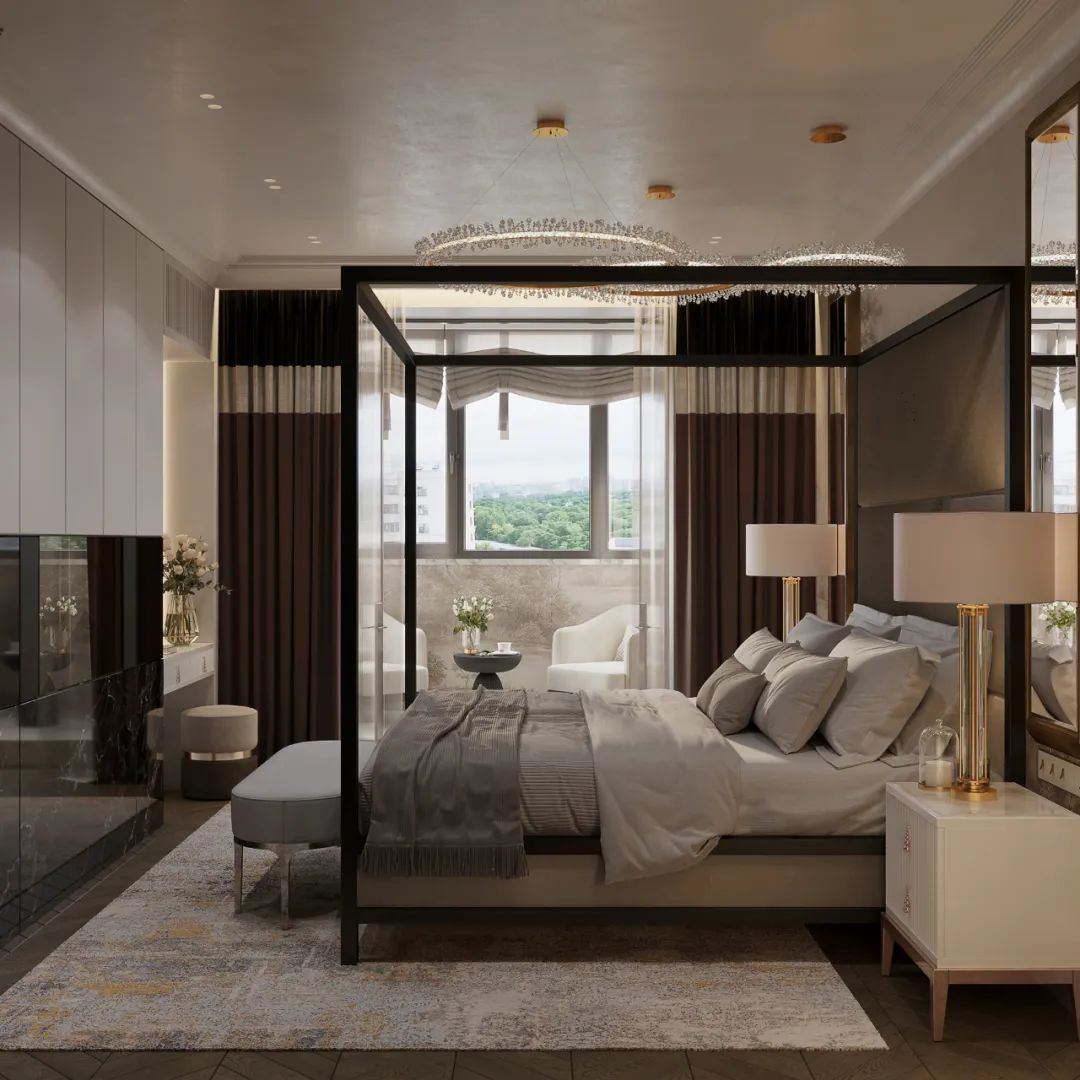 俄罗斯莫斯科 192·4㎡私人豪宅设计丨Julia Design-112