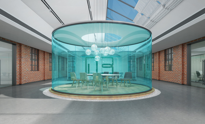 佳美纸厂孵化器 | 现代工业风格的共享办公空间设计-13