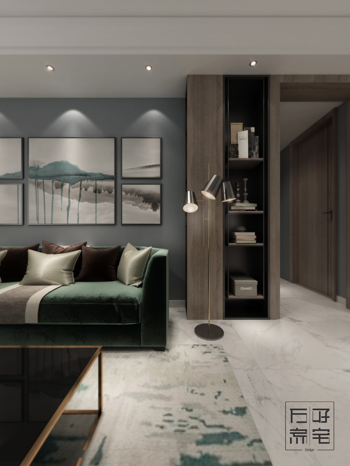 【朝庭公寓】118平「现代」高雅墨绿-10