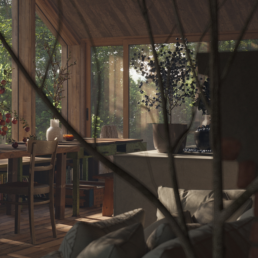 阳光空气下的房子-7