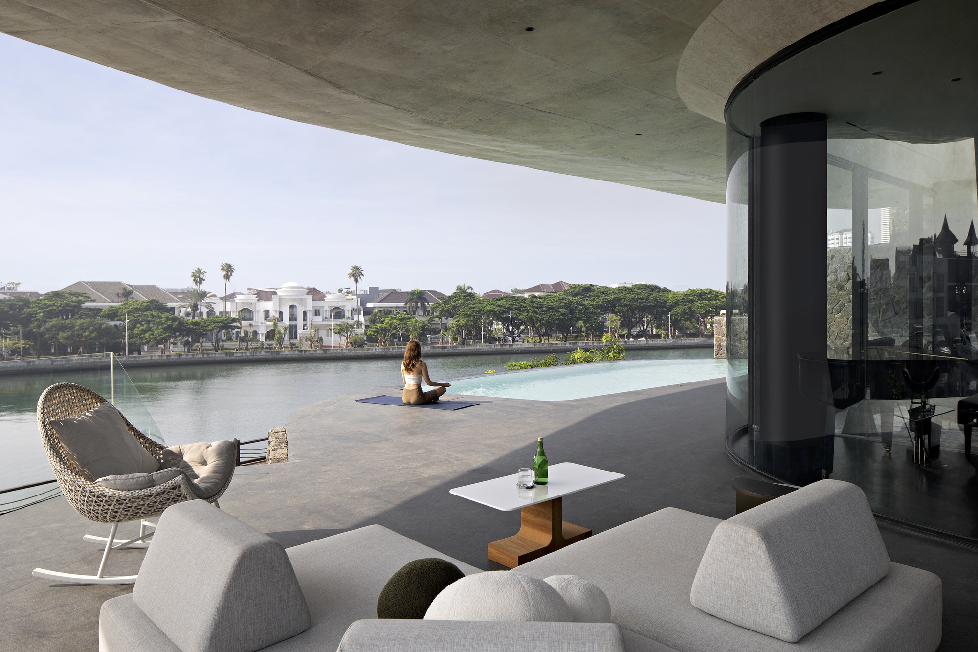 V 形高脚屋丨印度丨KThengono Design Studio-20