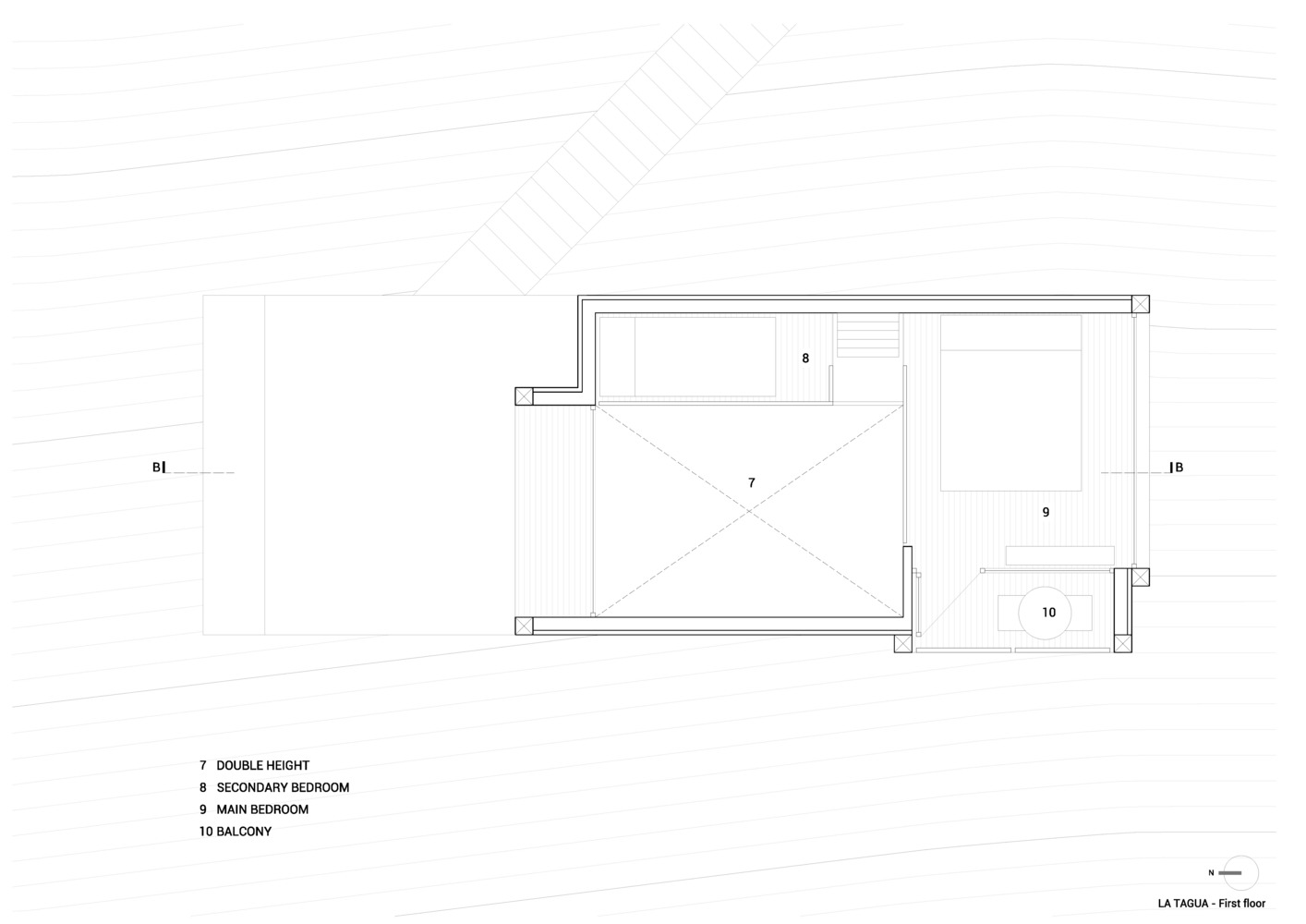 陡峭斜坡上与周围环境相融合的木屋旅馆设计丨古巴马坦萨斯丨戈者设计-13