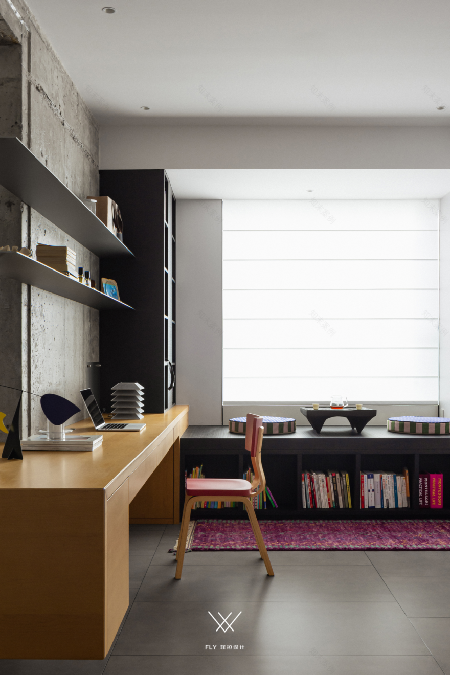 精装房改造 · 包豪斯基因与蒙德里安色彩的碰撞丨中国杭州丨菲拉设计(FLY DESIGN)-30