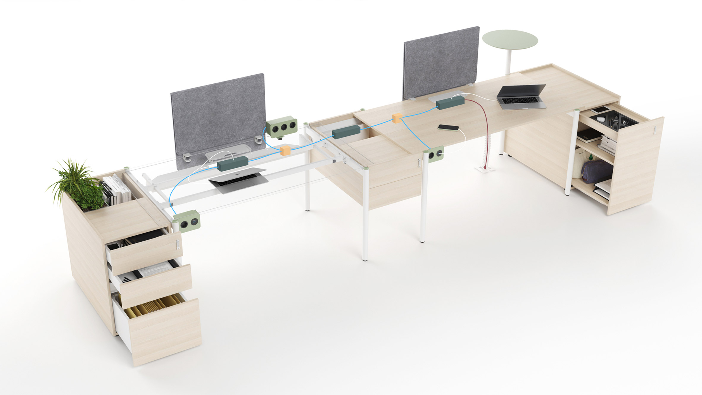 "Zedo 办公桌 | 多功能设计,打造个性化办公空间"-15