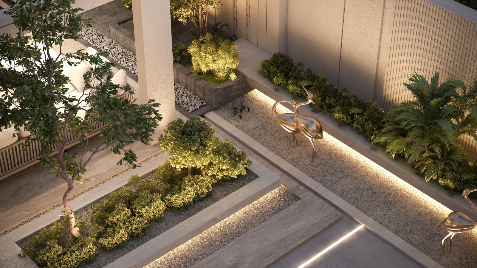 外部立面和后院设计丨沙特阿拉伯吉达-9