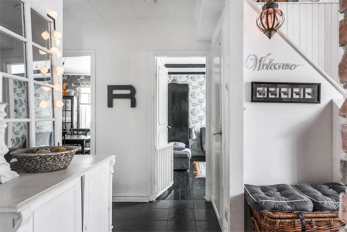 瑞典 47 号公寓的温馨冬季室内设计-30