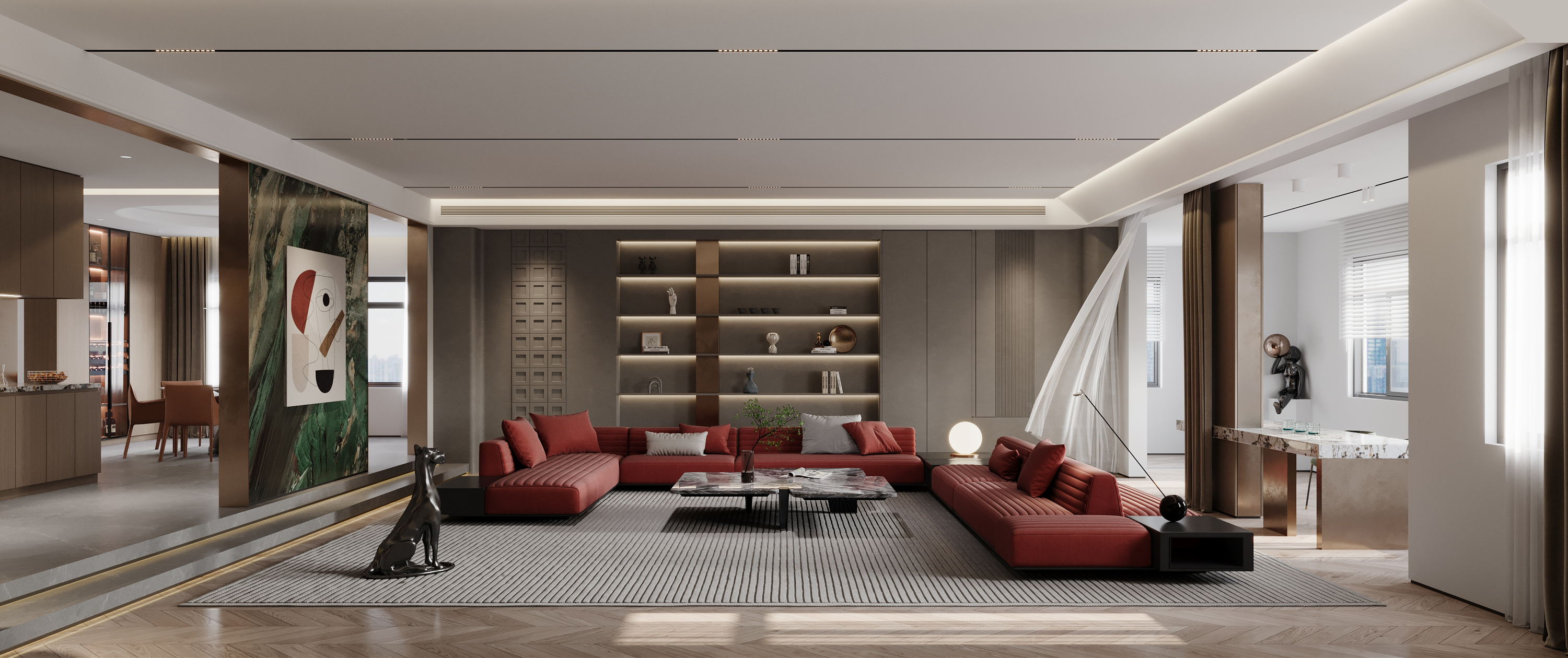 大平层公区设计表现-1