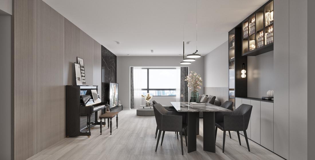 现代简约风 130㎡大气住宅设计-0