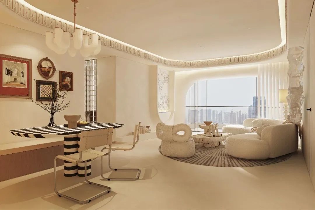 凯旋新世界美妆博主的温馨家居丨TODD 杜特设计-0