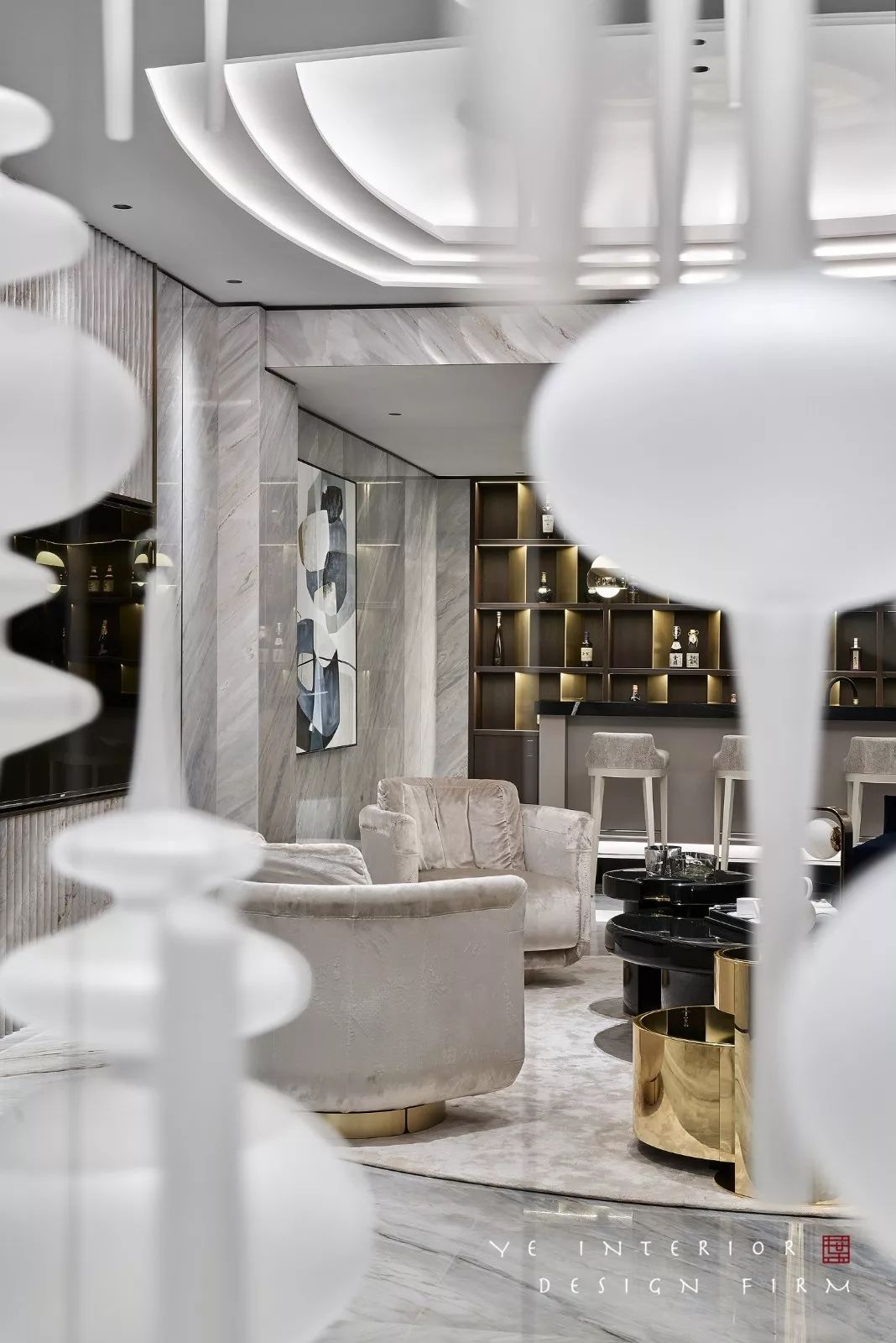 玉环滨江壹号别墅,演绎意式轻奢与现代极简的优雅空间-83