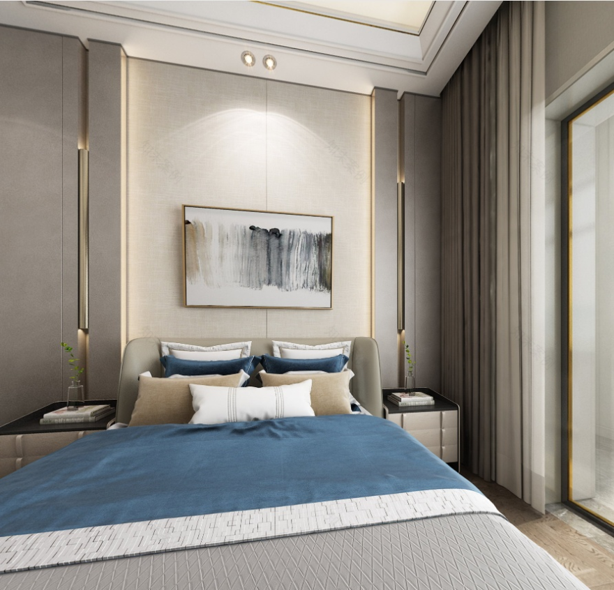 现代轻奢别墅设计,演绎都市优雅生活-14