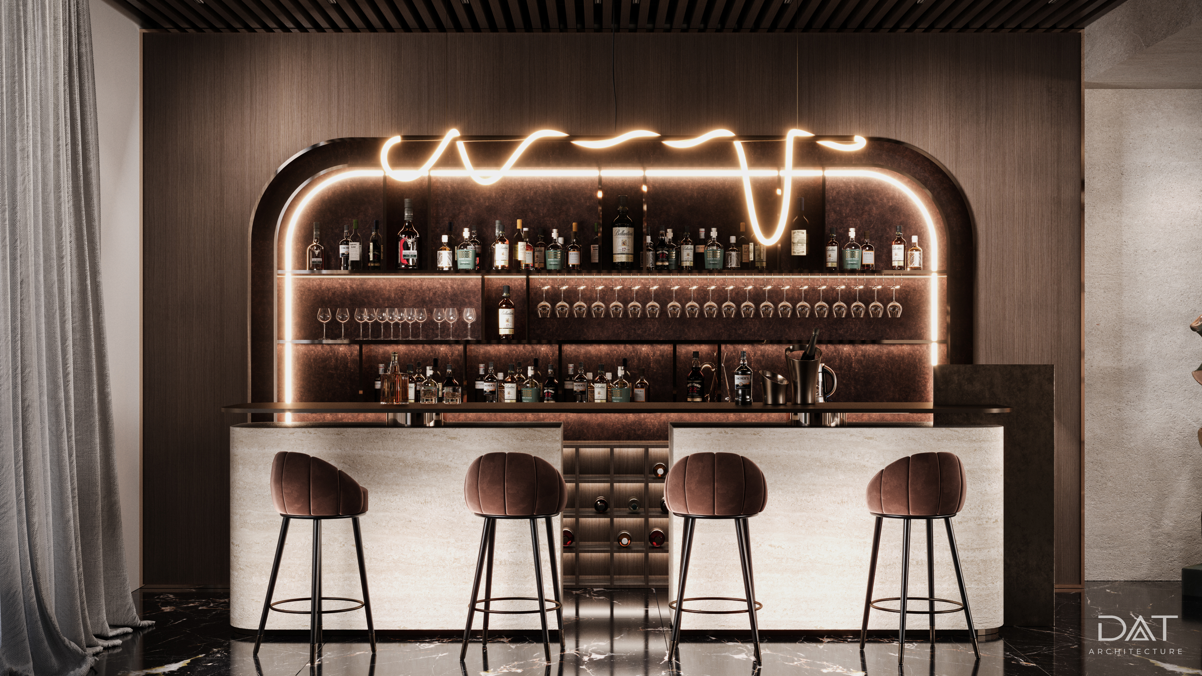 轻奢别墅丨阿联酋迪拜丨DAT Architecture-11