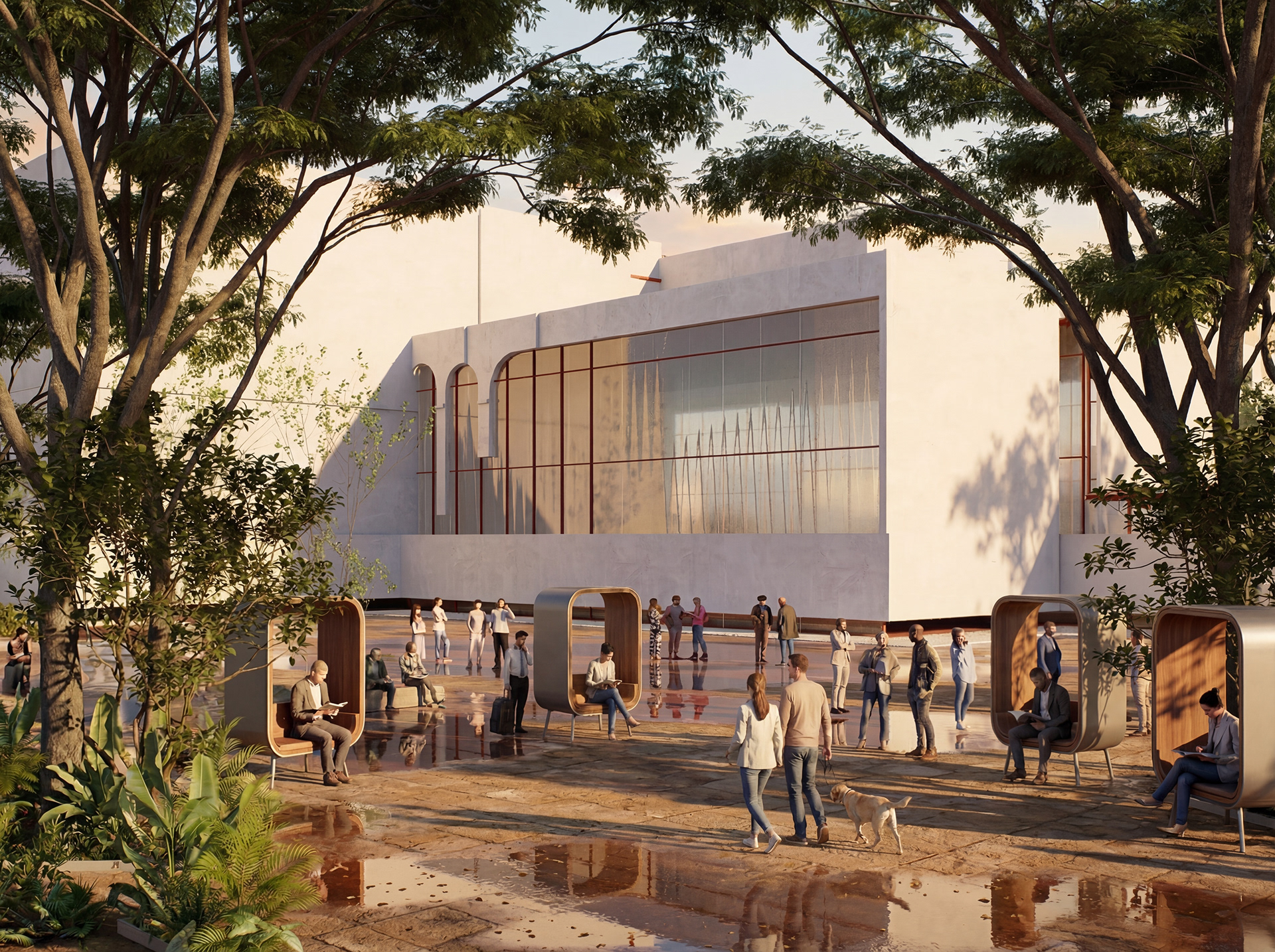 埃尔马尼亚勒城市设计丨开罗大学工程学院建筑系-29