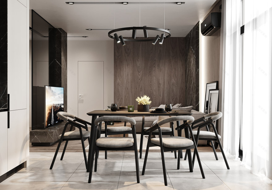 卢茨克的开放式公寓丨乌克兰丨PikulDesign-16