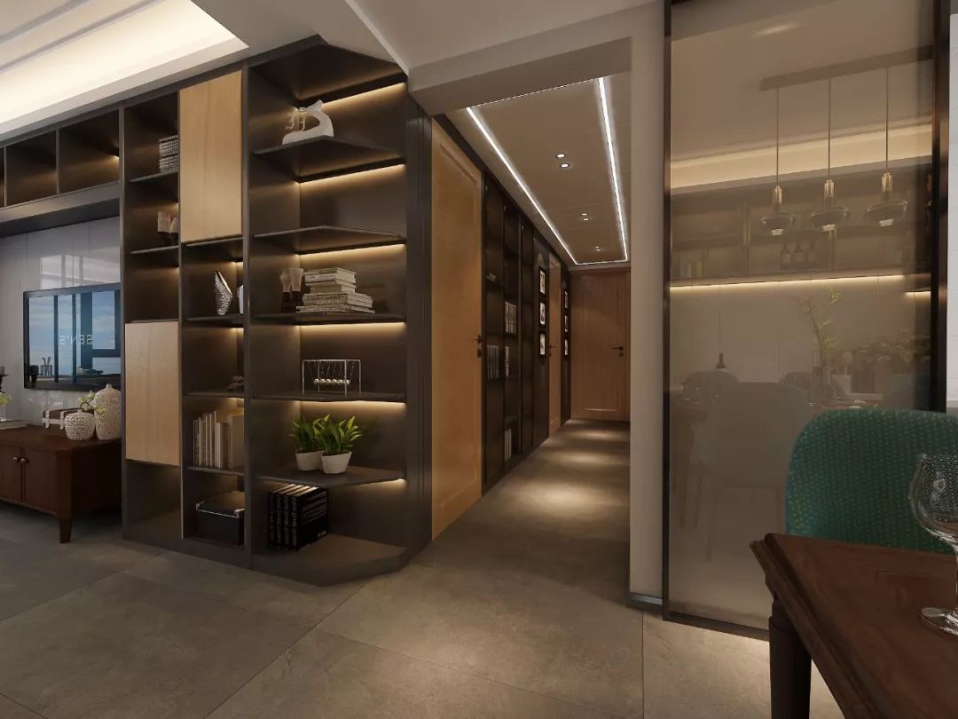 三代同堂的温馨美式之家——张蕾的“重彩”设计-5