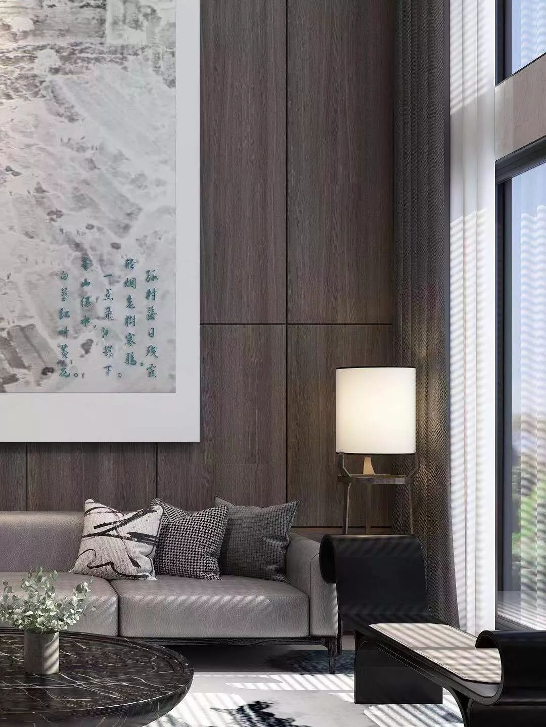 雨林设计 | 寂·墅 | 诠释秋意的现代空间-16