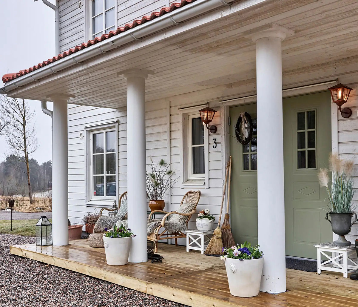 瑞典乡村小屋的英式复古设计-1