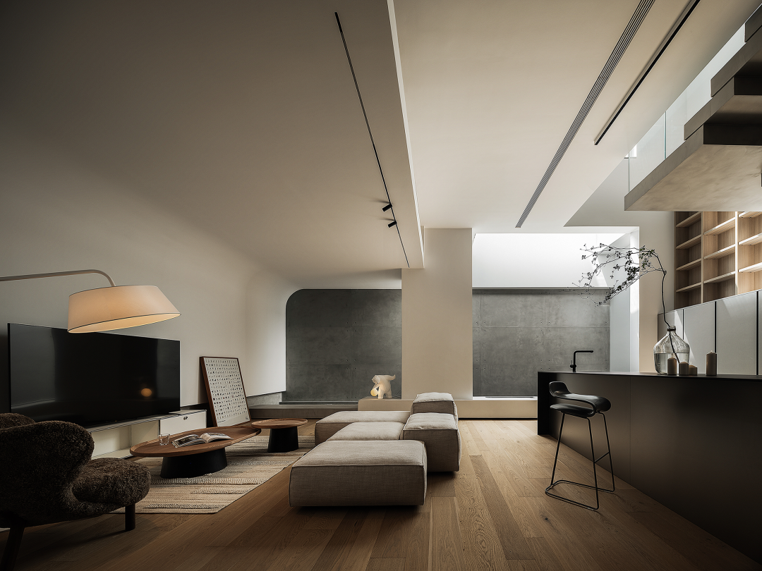 西派·方宅挑空别墅丨中国西安丨ANGSTUDIO-4