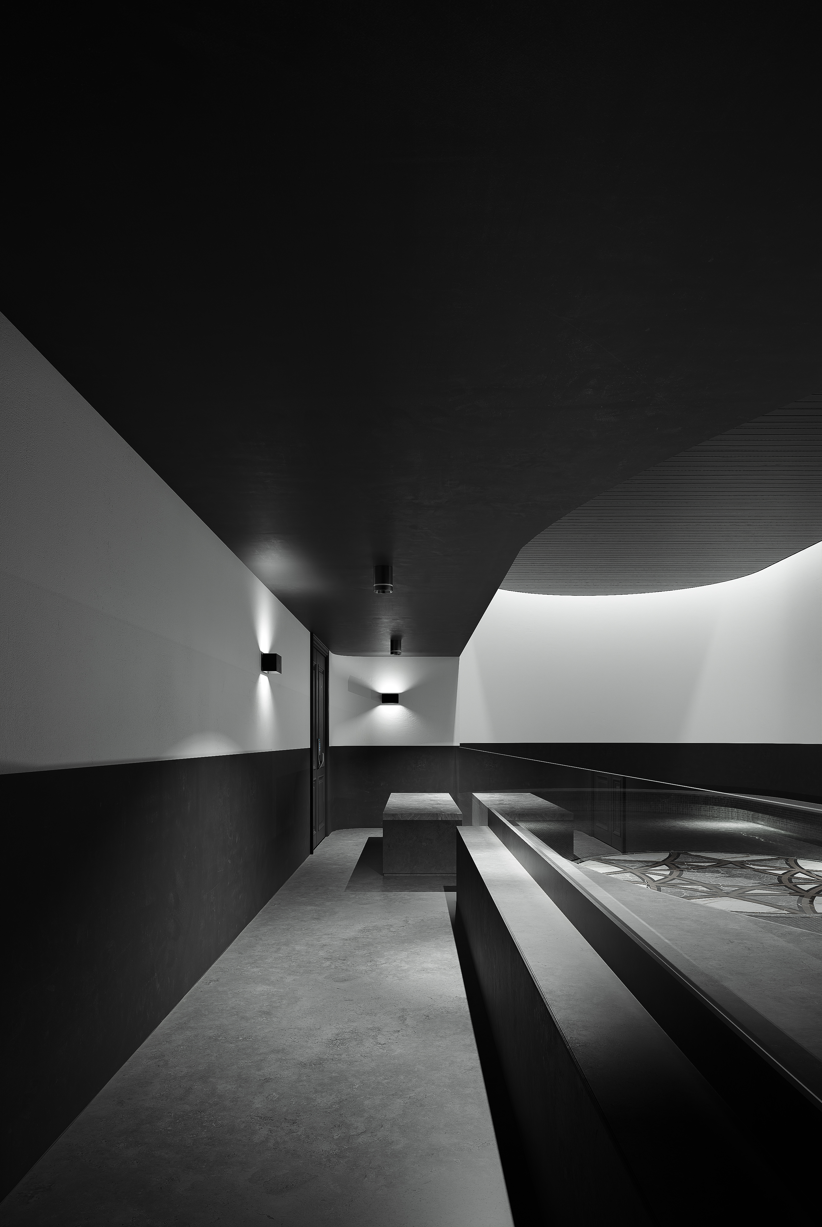 纯封闭空间表现 · 高档酒店泳厅-5