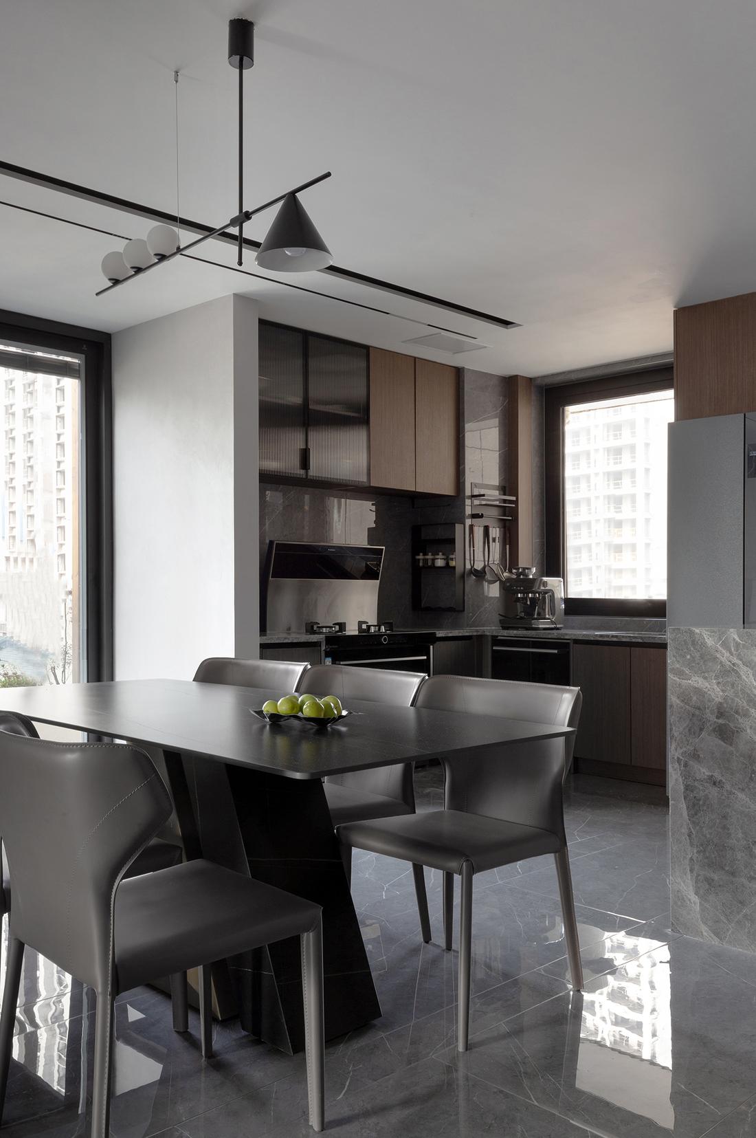 在地室内设计丨《构筑生活》丽都水岸大平层-17