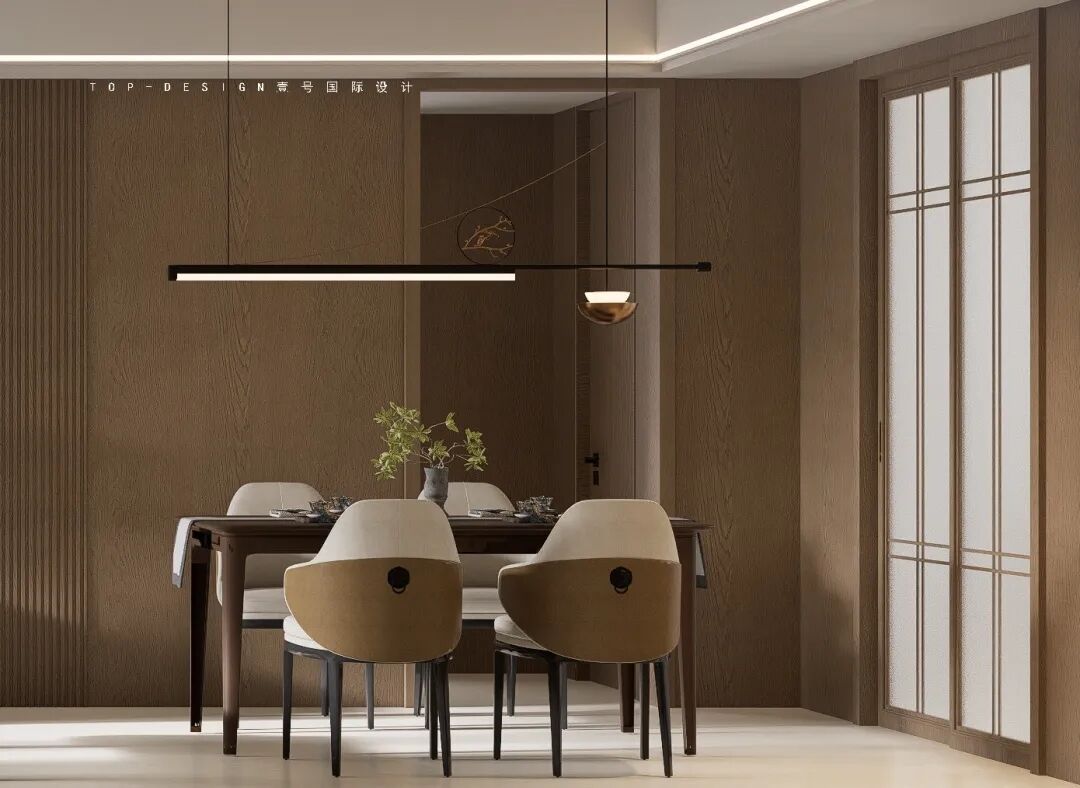 半盏茶香,一方庭院 · 把“山水画”搬进家丨壹号国际设计-21