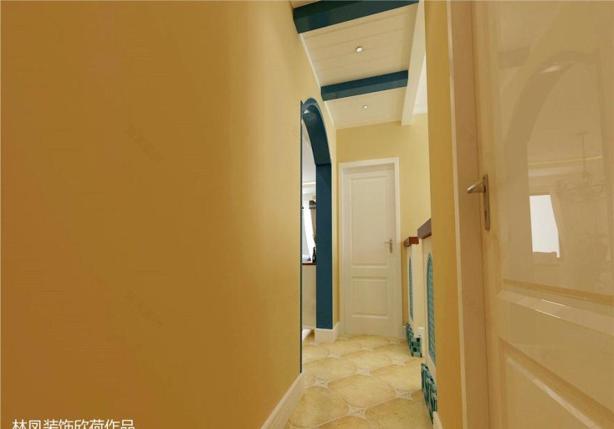 沈阳林凤装饰金地铂悦地中海风格装修案例-12