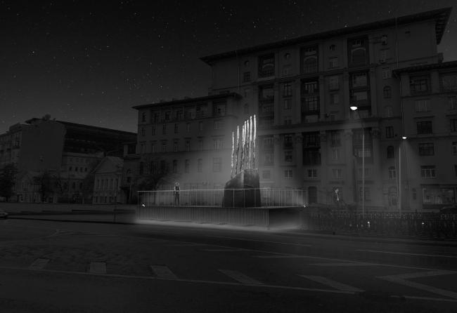 莫斯科尼基茨基林荫道南段纪念遇难记者标志安装丨俄罗斯莫斯科丨阿列克谢·巴维金及其合伙人-9