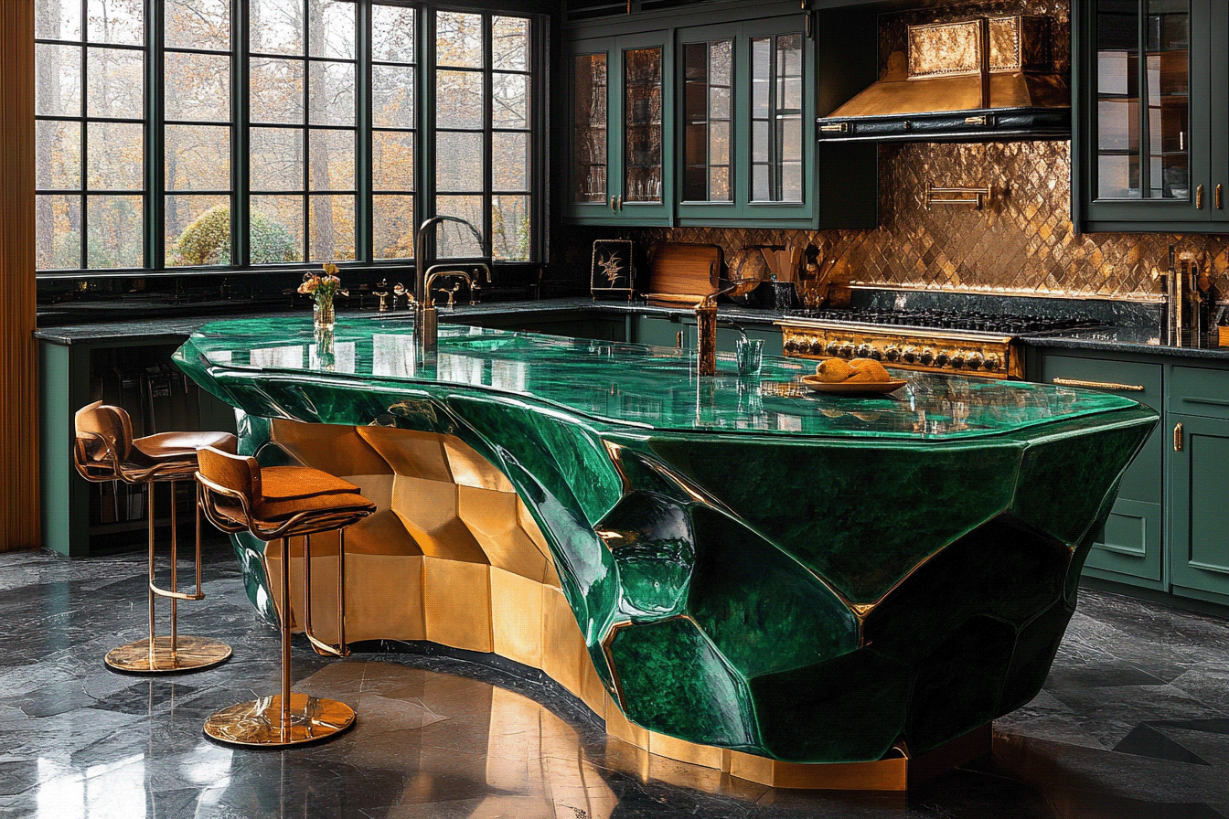 Extraordinary Bespoke Kitchen Islands by AICI-54