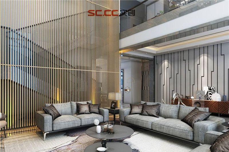 栾城自建别墅轻奢后现代设计·森铸雅质苑-10