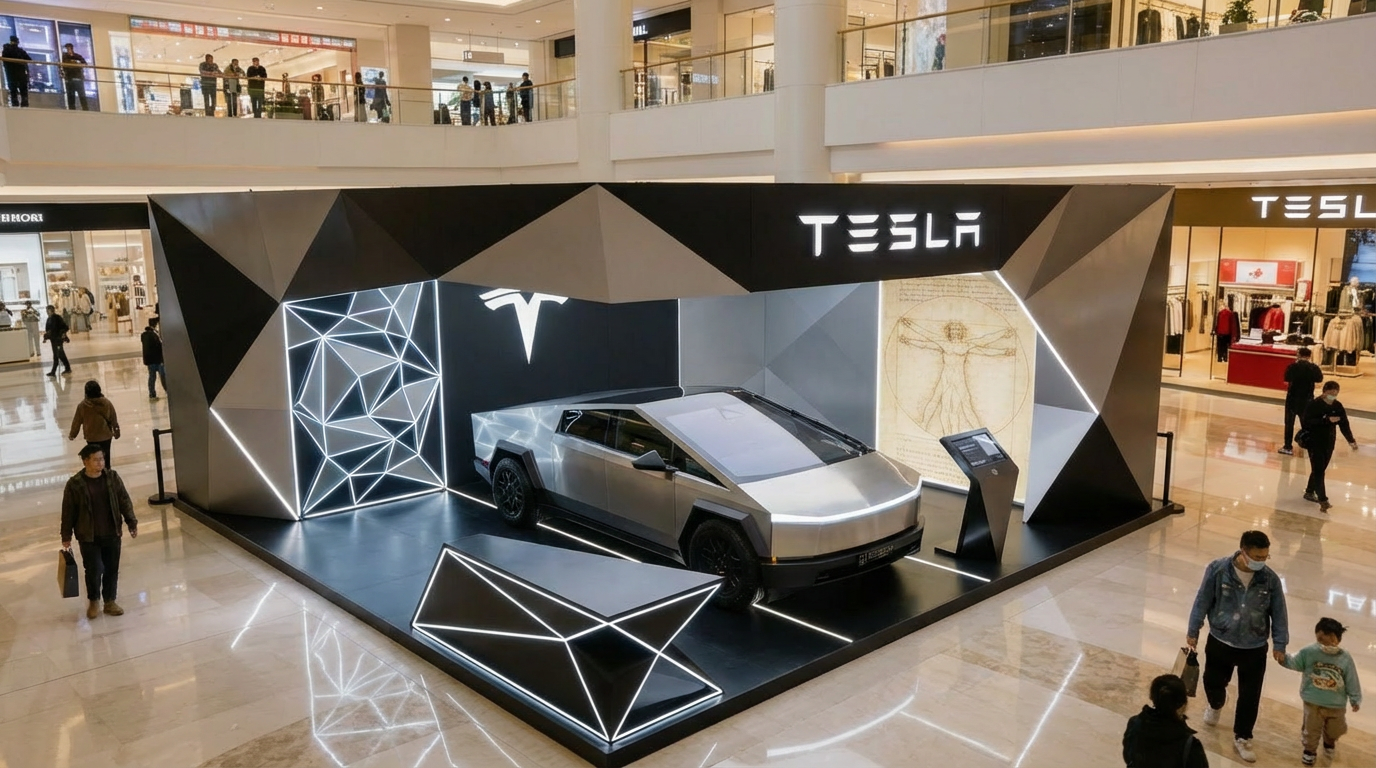 TESLA Stand Display-4