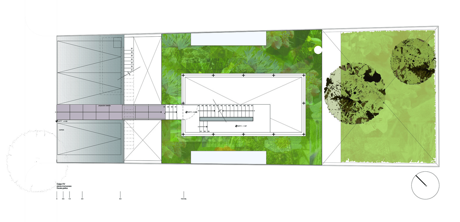 墨西哥城绿意盎然的家庭住宅-33