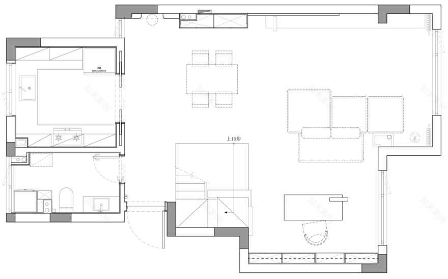 纯净自由的空间韵律·杭州叠排别墅设计丨中国杭州丨菲拉设计-96