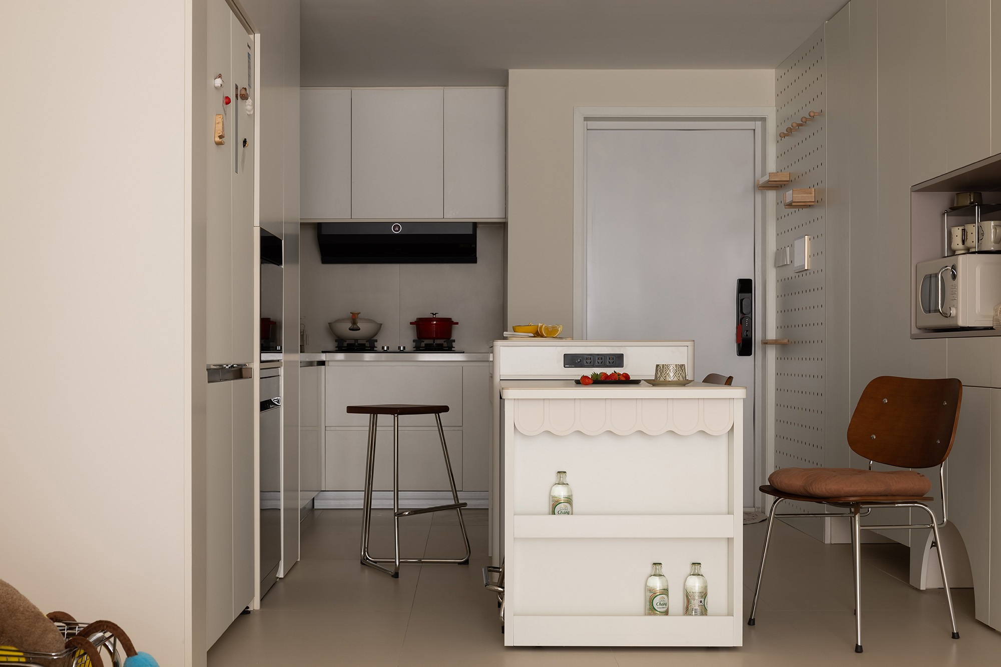 80㎡小户型超暖超温馨“喵星人”之家丨大斌空间-38