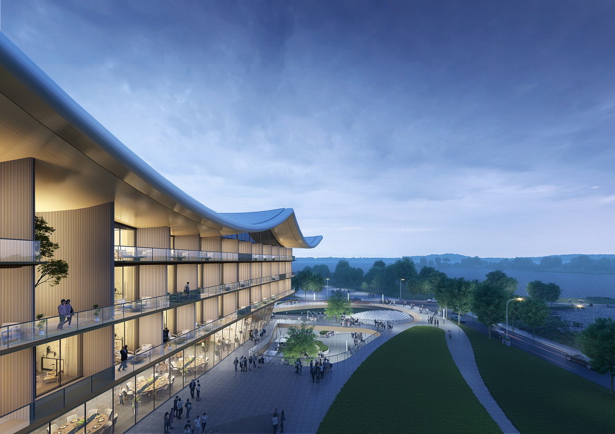 武汉湖光序曲城市度假酒店丨中国武汉丨维思平建筑设计-37