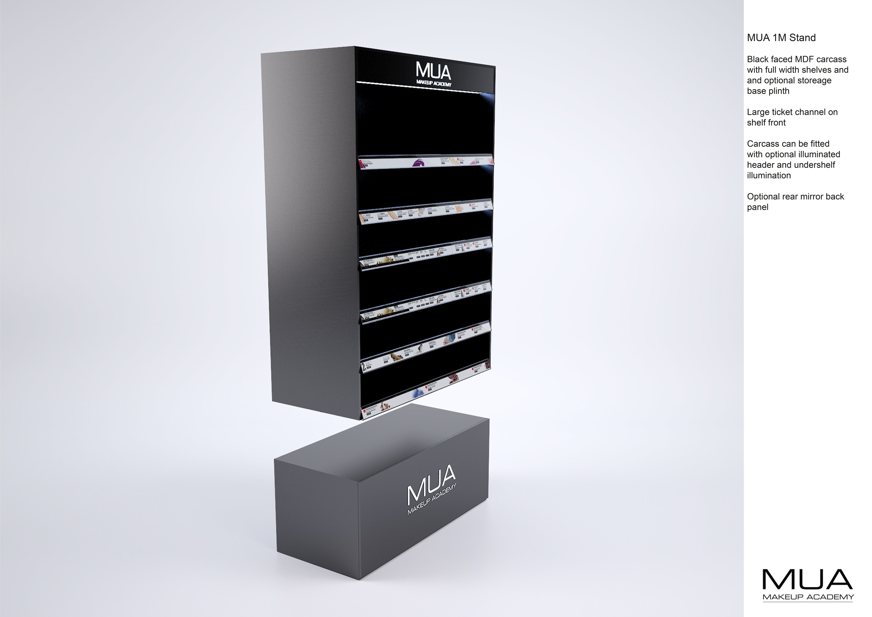 MUA Makeup Display Stand-5