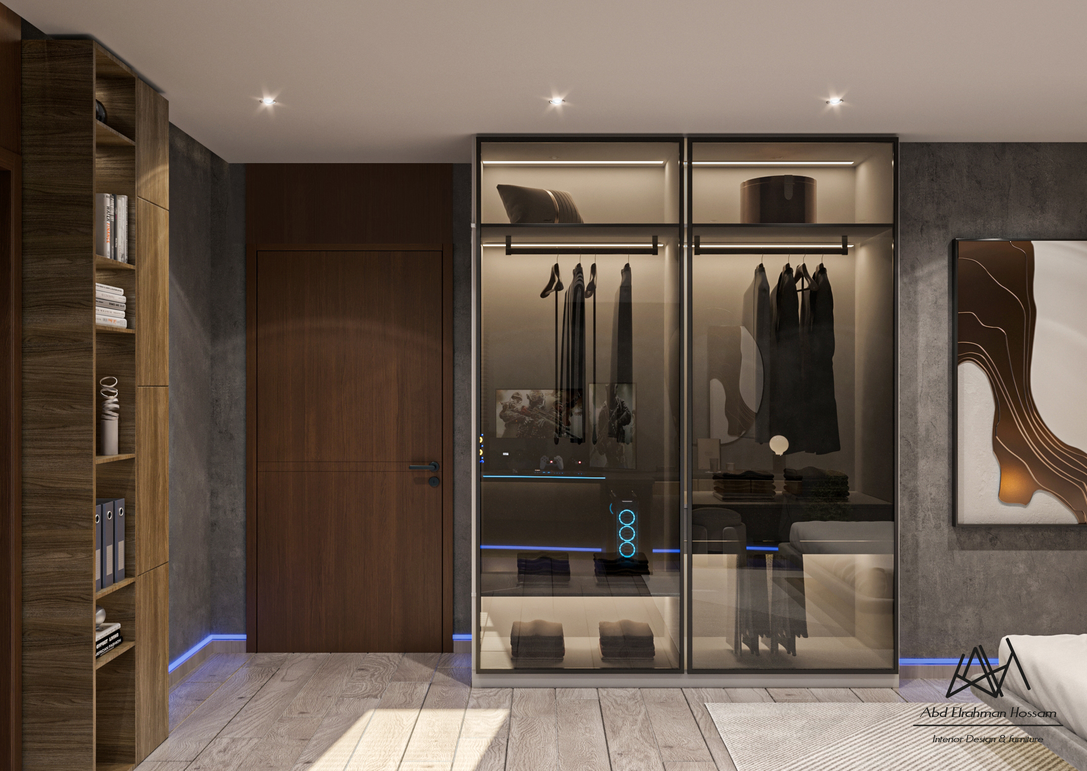 黑色卧室丨沙特阿拉伯-10