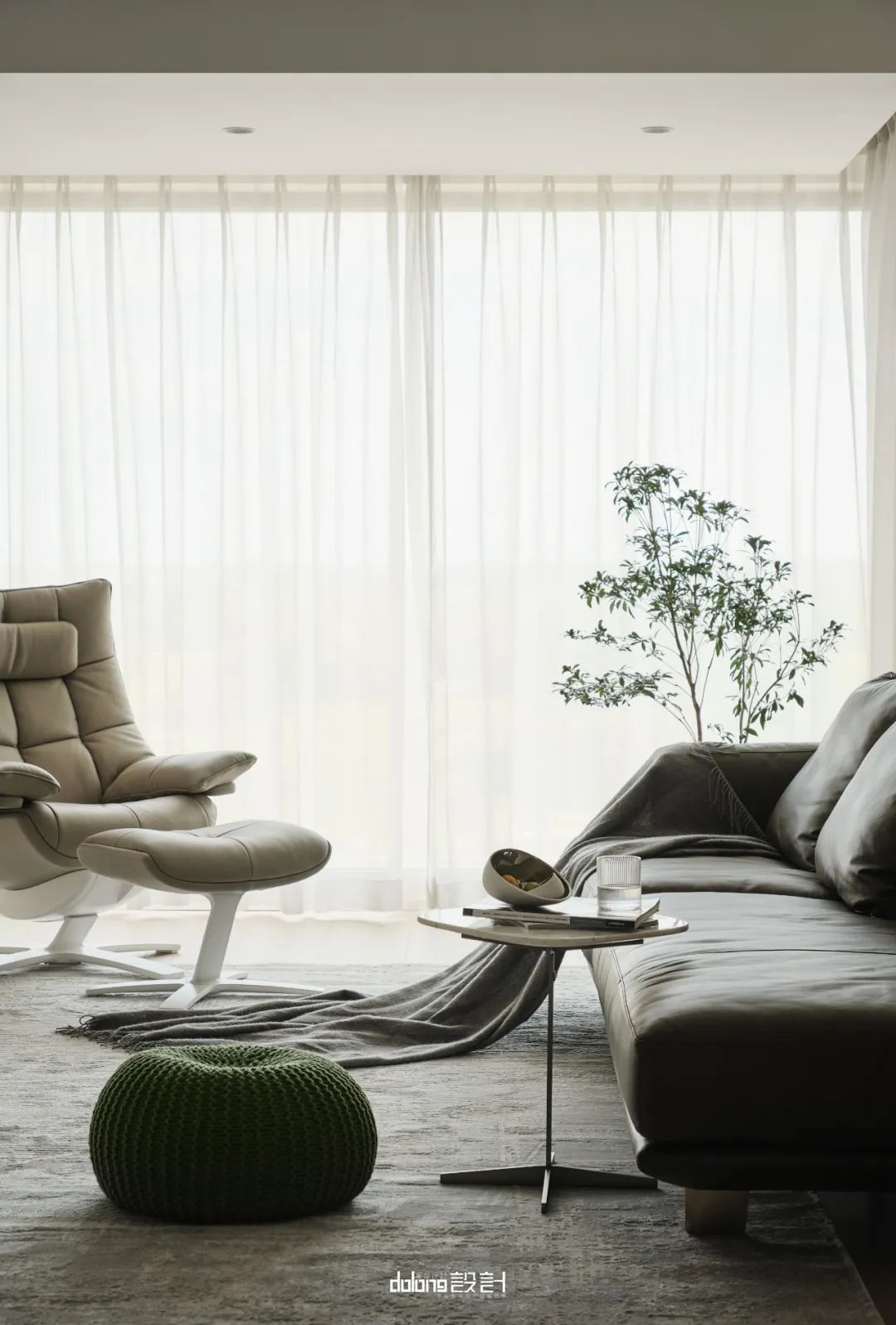 纯净与质感的现代简约私宅设计丨DoLong董龍设计-14