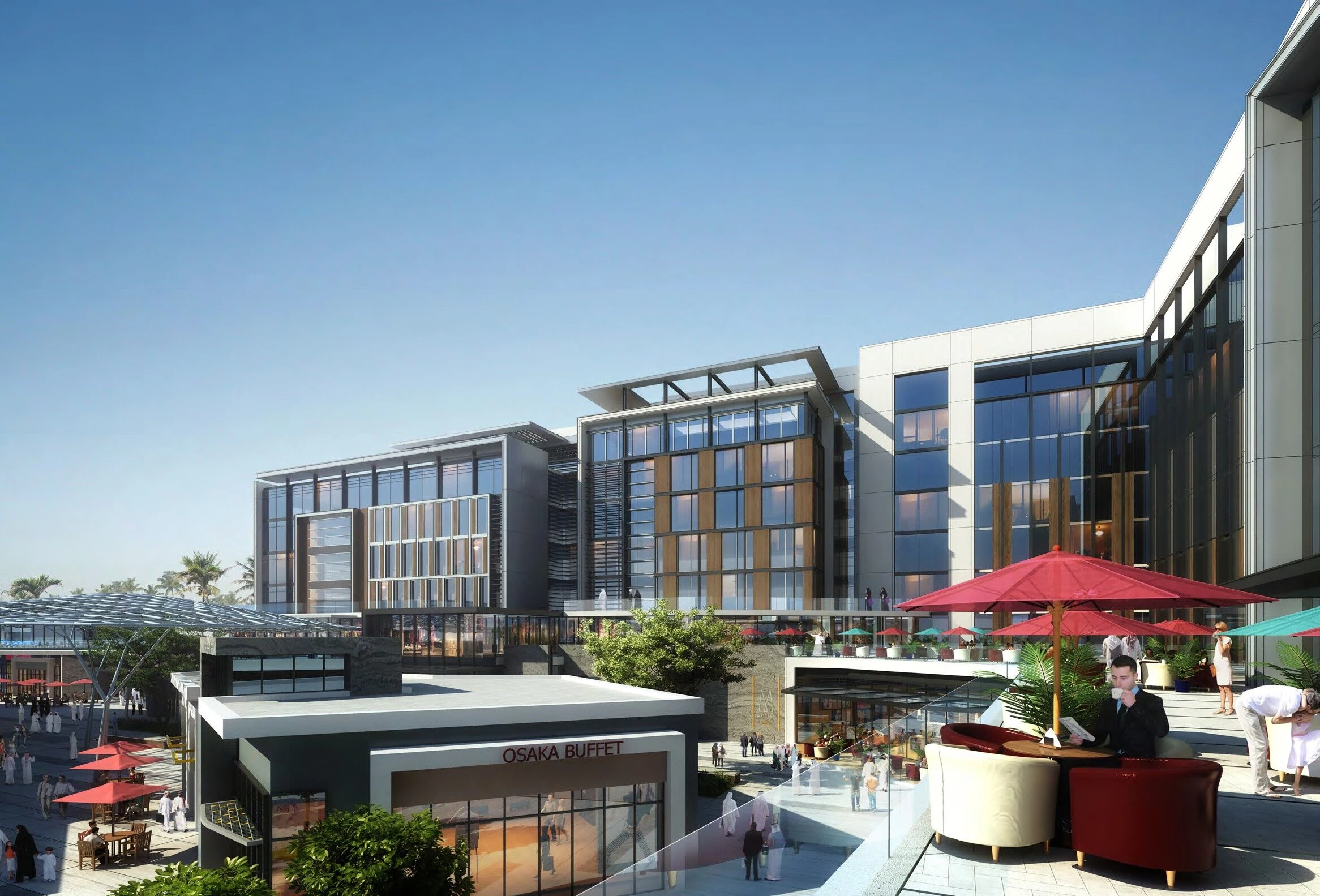 金斯步行街购物中心及酒店丨沙特阿拉伯吉达丨Dewan Architects and Engineers-5