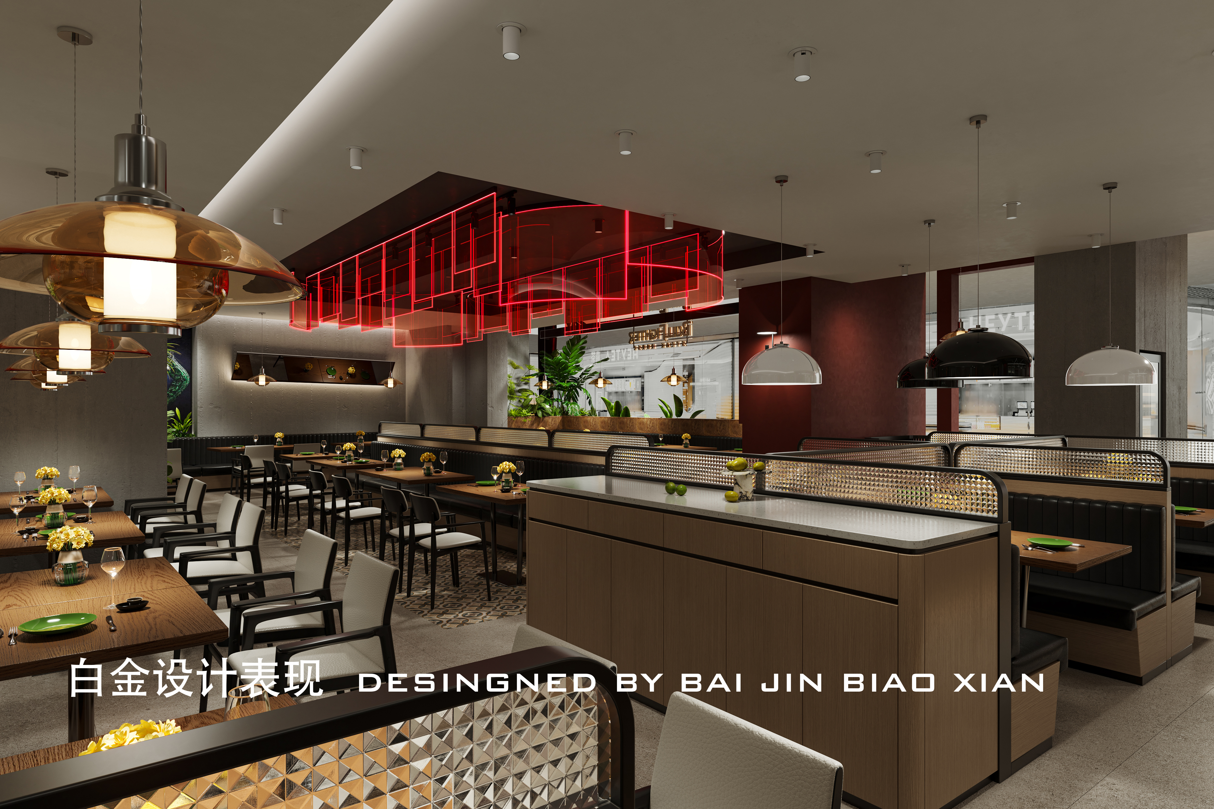 牛排餐厅 牛排店 餐饮空间 工装餐厅 餐饮店-5