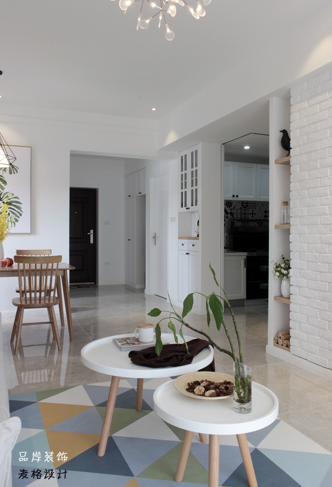 北欧.今乔——80㎡北欧风住宅  品岸装饰-麦格设计-3