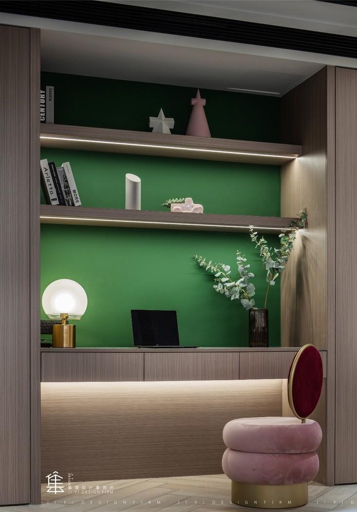 集壹设计事务所-习伟亮丨平层丨绿野清风-36