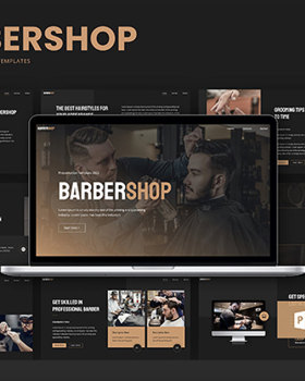 理发店演示模板