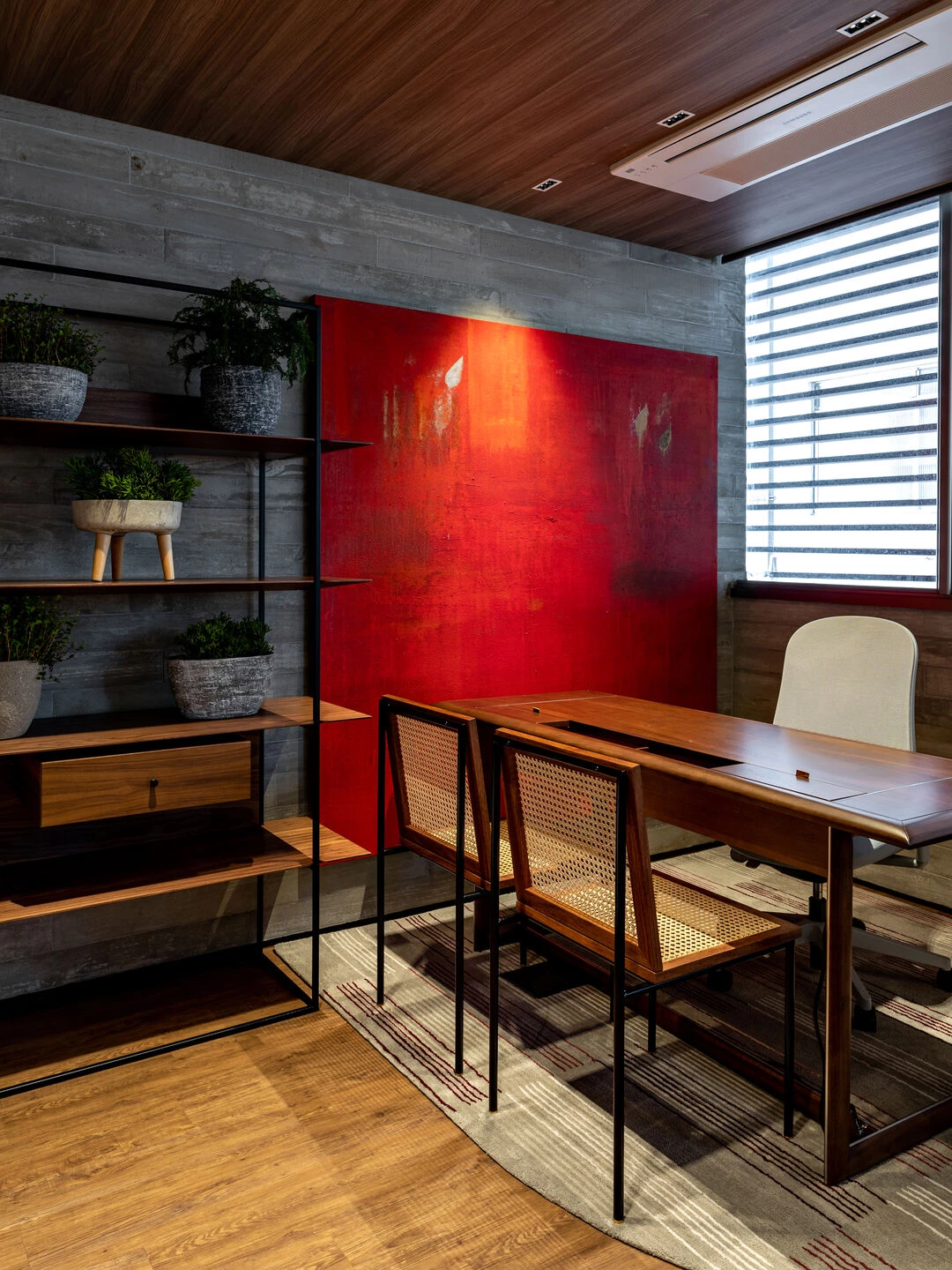 巴西圣保罗 SENALBA 办公室，木质与混凝土打造舒适工作空间-10