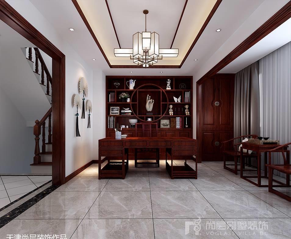 鸿坤原乡郡 254 平米新中式装修,自然儒雅诗意空间-8