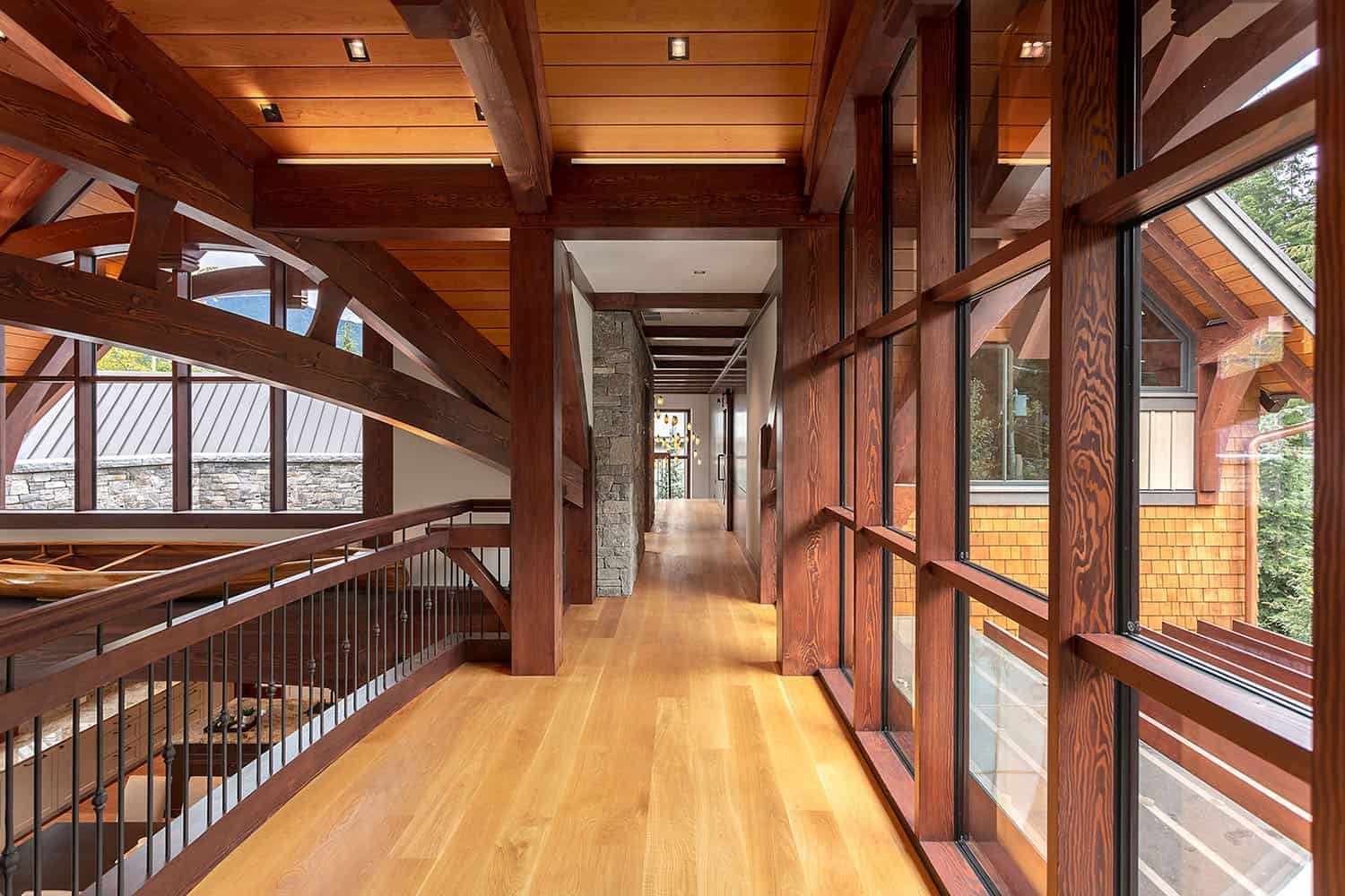 Modern timber frame home in Whistler designed for entertaining-19