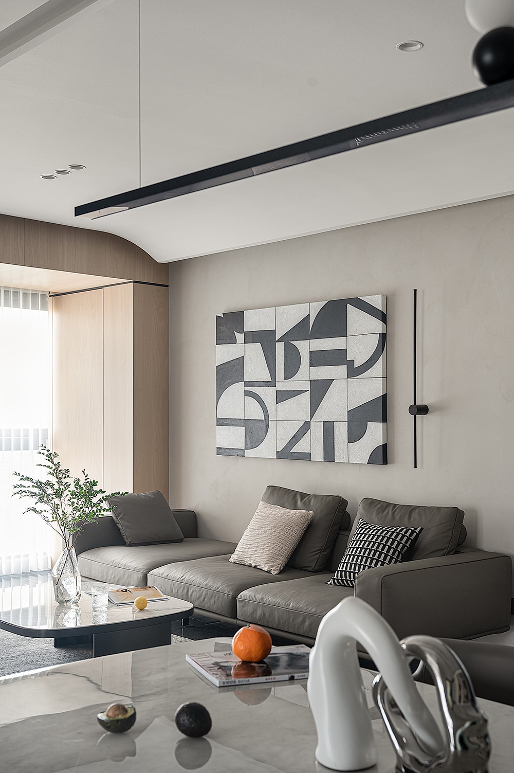 治愈系暖调现代简约丨中国杭州丨尔上空间设计团队-26